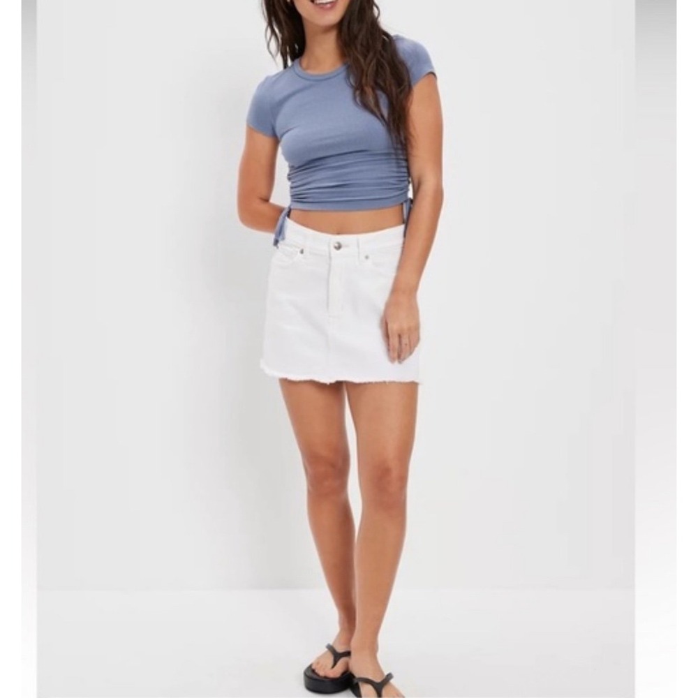 American Eagle Outfitters White Mini Skirt